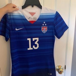 Women’s soccer team, Alex Morgan jersey